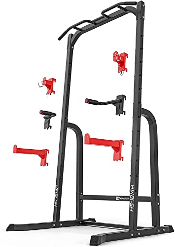 Hop-Sport Power Cage HS-1014K – multifunktionaler Kraftturm mit Squat Rack, Kniebeugenständer, Dip-Station und… – Bild 3