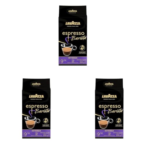 Image of FRESH & HONEST Lavazza Fresh & Honest Lavazza Perfetto Espresso, 100% Arabica Ground Coffee Powder Bag, 250G (1493) (Pack of 3)