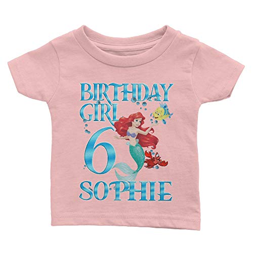 Family Personalize The Little Mermaid Birthday T-Shirts2