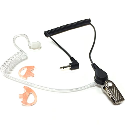 Écoute uniquement 3,5 mm tube acoustique oreillettes finies les communications floues