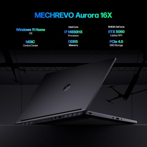 Image of Aurora 16X Gaming Laptop, Intel Core i7-14650HX, Geforce RTX 5060