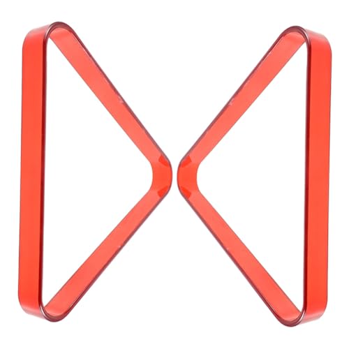 POPETPOP Billiard Balls Holder Triangle Rack Pool Snooker Rack Mini Billiard Organizer Sturdy Portable