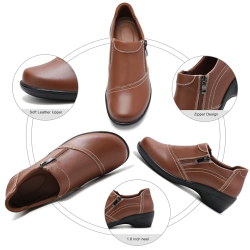 Image of Loafers for Womens Comfort Dressy Low Heel Business Casual Office Work Shoes