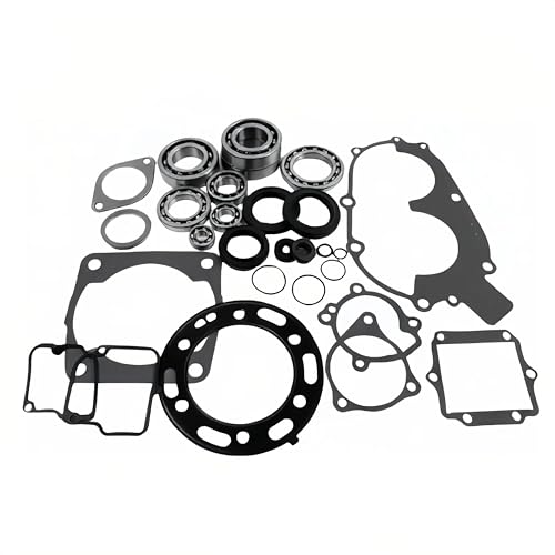 Image of Complete Engine Gasket Bearing & Oil Seal Rebuild Kit Compatible with Polaris ATV 400 & 400L 3084120 3084725 3084775 3084121 808808