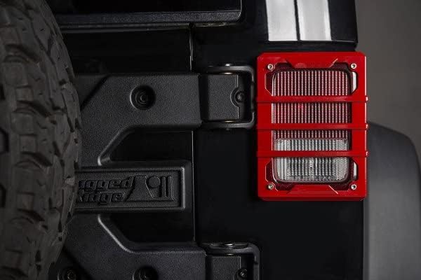 Miniatura 4 de Rugged Ridge Kit de protección Elite, luz trasera, rojo  11226.06  Compatible con Jeep Wrangler JK 2007-2018
