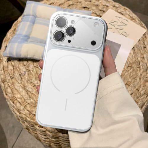 Image of Converter Case for iPhone 11 Pro Max | Premium Protective Mag-Safe Cover | iPhone 17 Pro / iPhone17 Pro Max Series Style Design | in-Built Camera Guard | Wireless Charging Compatible (Silver)