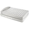 Aerobed Luchtbed Premium Collection Raised King dubbel luchtbed, zelfopblazend voor twee personen, velours logeerbed met…