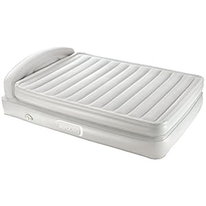 Aerobed Luchtbed Premium Collection Raised King dubbel luchtbed, zelfopblazend voor twee personen, velours logeerbed met…