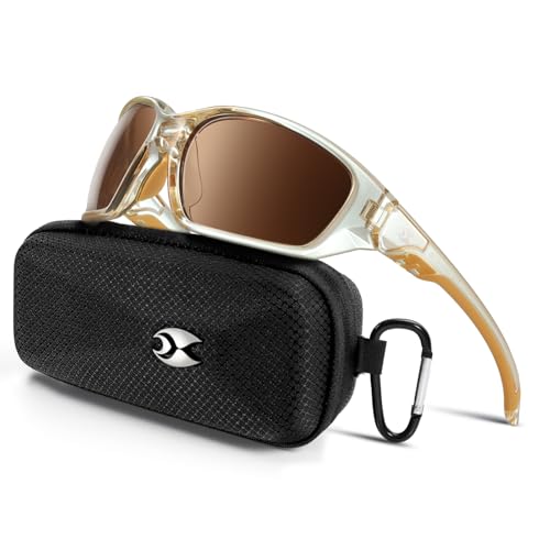 Image of suoso Sports Polarized Sunglasses for Men: Womens UV400 Protection Sun Glasses Wrap Around Goggles for Fishing Driving TR90