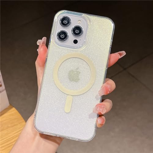 Coque magnétique iPhone 12 Pro transparente en PC dur anti-rayures LVTFCO