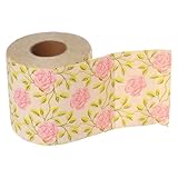 Artibetter Toilettenpapier Dekoratives und Kreatives Toilettenpapier aus Bambuszellstoff mit Rosenmuster 1 Rolle für Party und Badezimmerartikel