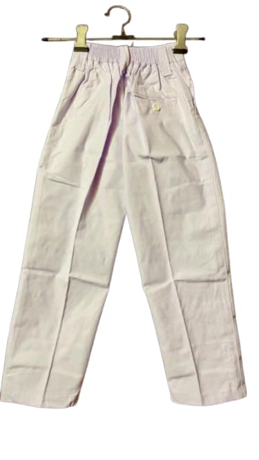 Image of Boys School Uniform Trousers, Regular Fit, Elastic Waist