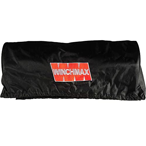 WINCHMAX Winch Cover for Winches 3,000lb to 5,000lb. Heavy-Duty Waterproof 600 Denier Oxford Textile. Small, Fits 390mm x 120mm x 110mm.