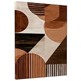 Affichage sans effort : soutenu par des barres en bois internes avec des crochets pour accrocher au mur ou placer sur une table, répondant à divers besoins d'affichage