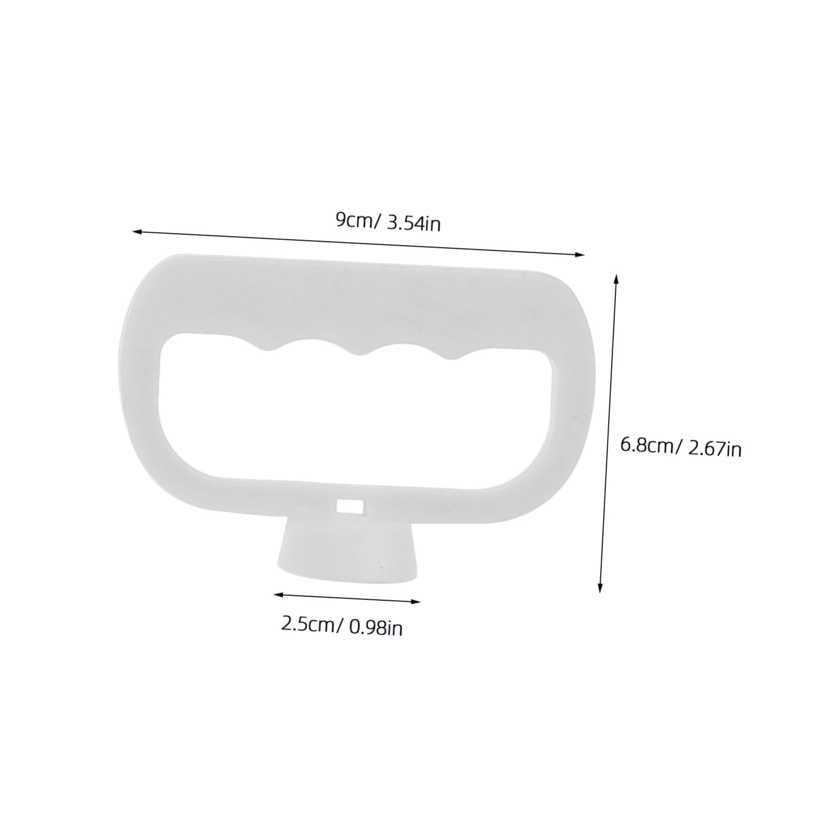 ifundom 25pcs Cheerleading Handles Encourage Pompoms Plastic Handles for Sports Events Celebrations Easy to Install