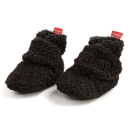 Image of QWZban Baby Booties Infant Newborn Boys Girls Slippers Warm Crib Sock Shoes Indoor First Walkers Prewalker