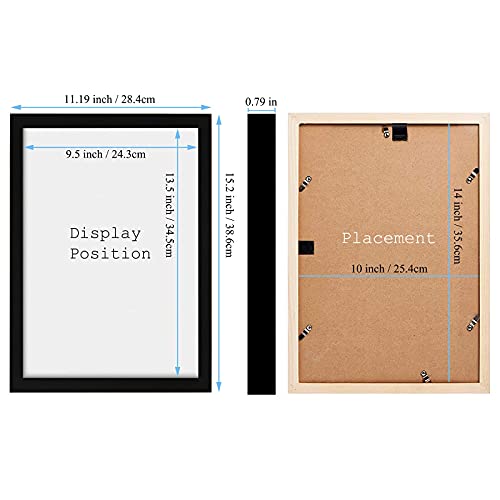 10X14 Inch Wall Hanging Wood Picture Frames Diamond Painting Frame Grandad Photo Frame Baby Scan Picture Frames For Family Walls Decoration,Anniversary,Wedding,Christmas,Baby Shower,Housewarming #TOP2