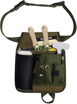 best garden tool organizers with durable nylon pockets