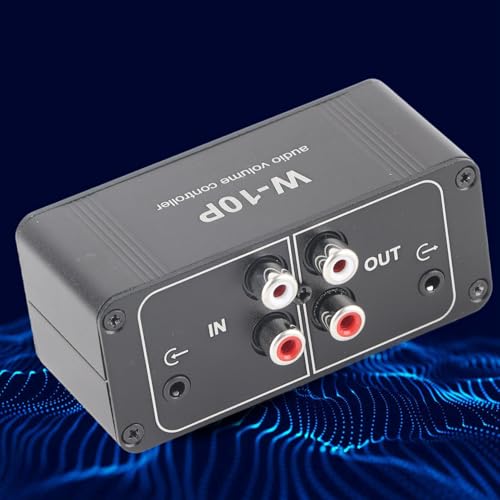 Controlador de Volumen Estéreo 3.5mm | Transmisión de Audio Sin Pérdidas para Auriculares/Estudio/Juegos | Atenuador Pasivo Mini de Aleación de Aluminio | Tamaño Portátil 88x38x38.5mm miniatura 2