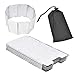 lvifloae Portable Aluminum Alloy Wind Blocker Foldable Camping Stove Windscreen Bag Stove Wall Protector Outdoor Cooking Stove Wind Protection Accessories