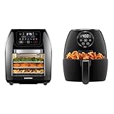 CHEFMAN Air Fryers with Rotisserie, Dehydrator, 10L & 3.6Qt Capacity, 17 Presets