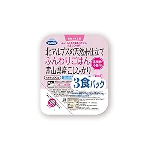 【復活】【大盛りめ】ウーケ ふんわりごはん 富山県産コシヒカリ 200g×3×8個(24個)  2,777円(115.7円/個)(2,638円、109.9円/個)!プライム会員は送料無料! 【復活】【大盛りめ】ウーケ ふんわりごはん 富山県産コシヒカリ 200g×3×8個(24個)  2,777円(115.7円/個)(2,638円、109.9円/個)!プライム会員は送料無料!