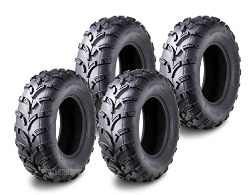 Image of WANDA Set 4 UTV ATV Tires 25x8-12 25x8x12 Front & Rear 6PR 25x8.00-12 P373