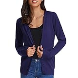 viskose weste damen Diese leichte Strickjacke mit tailliertem Design, das Ihrer Figur entspricht, klassisch einfarbig und gestrickt für einen einzigartigen Stil. Sie fühlen sich in dieser einfarbigen Strickjacke sicher und bequem
