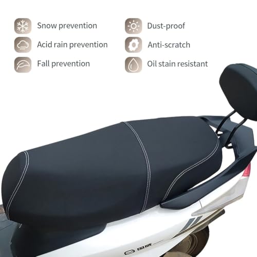 Funda de asiento envolvente completa para moto PCX y N-MAX con ajuste elástico total 5