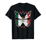 Mexican Independence Day Butterfly Mexico Women Girls Kids T-Shirt
