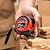 HAUTMEC Tape Measure 25Ft with Fraction 1/8,Double Side Metric and Inches Tape,Retractable Tape Measure,Magnetic Hook and Compact Case for Construction, Carpenter, Professionals HT0282-TM