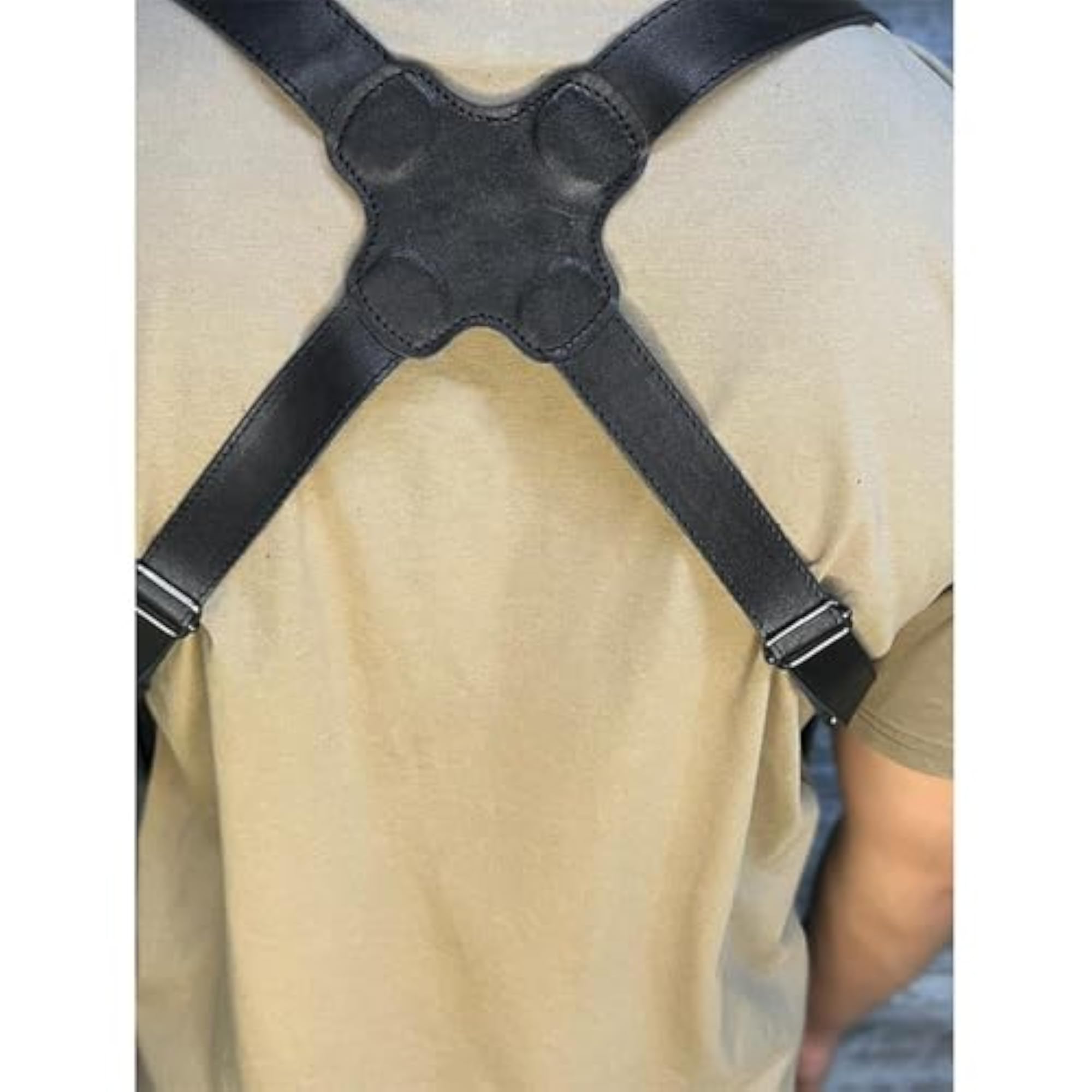Double Shoulder Armpit Bag for Women, Outdoor Sports Black