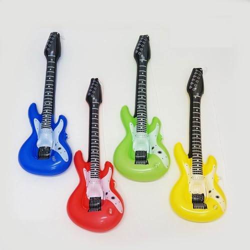 ビニールおもちゃ エアーエレキギター 11個+予備1個 / ビニール エア グッズ 25827