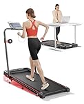 TOPUTURE Foldable Walking Pad with Incline 4 in 1, Treadmill for Home & Office, 2.5HP Under Desk Treadmill, Portable Compact Treadmills Silent Remote Control, App & LED Display, Installation-Free