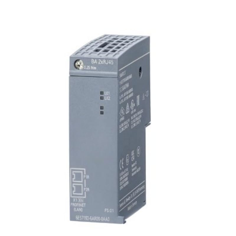 Terminal Module Compatible with ET 200S System, 4-Channel Screw Connection I/O Terminal Block, DIN Rail Mount, Industrial Automation Spare Part