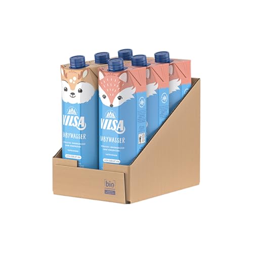 VILSA Babywasser Naturelle Bio, 6 x 1,00 l Tetra Pak – Bild 4