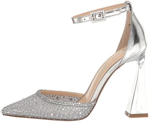 Betsey Johnson Women's Viola Pump, Silver, 5.5 | Image 7