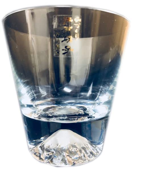 Amazon | 富士山 ロックグラス 2点セット 江戸硝子 木箱入り 150ml