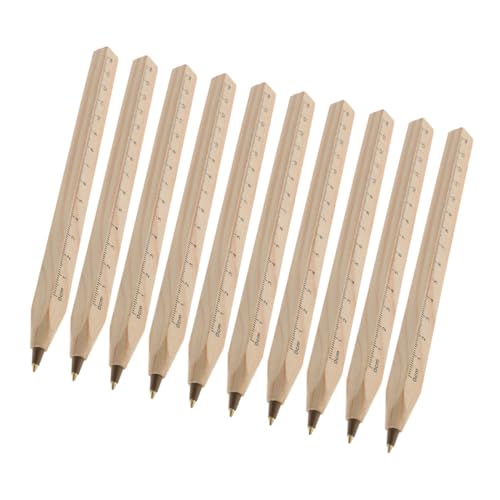 Abaodam 10個本 製 ブラックインク付 定規内 の ジャーナリングや 用に 適な