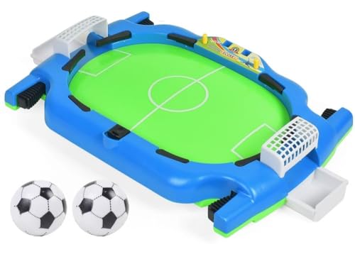 Image of Toyshine Mini Table Top Portable Desktop Soccer Game Indoor Fun Family Intelligence Battle Shoot Arcade Game For Kids And Adults. Age 4+, Multiplayer,Table Football