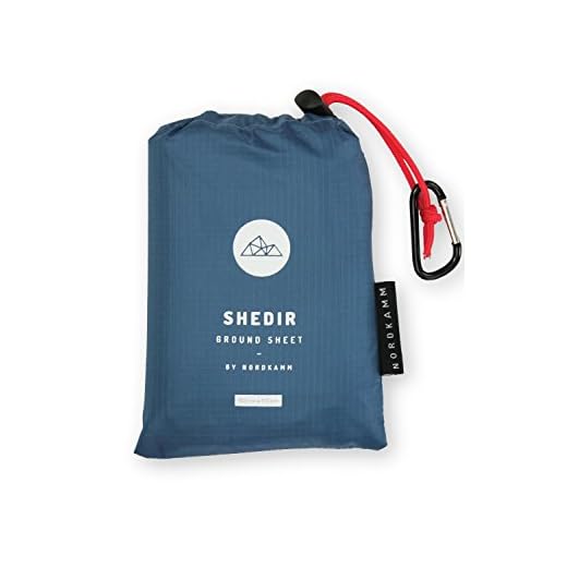 NORDKAMM – Manta de Picnic Impermeable S, Manta portátil, Manta de Bolsillo, Manta para Playa, Pocket Blanket, Ultraligera