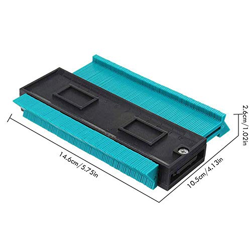 Ajcoflt Forma Universal Contorno Duplicador Profile Gauge Tool Green
