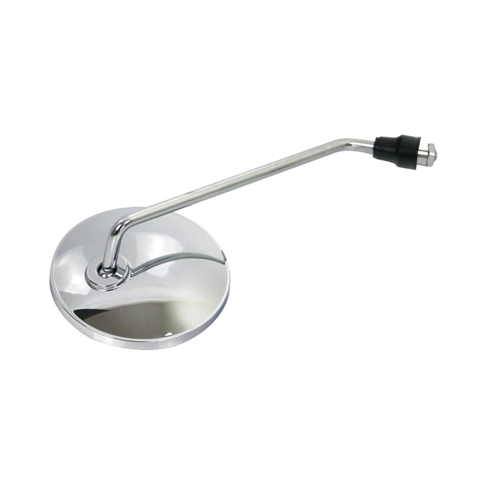 Rétro Rétroviseur 1 Paire De Rétroviseurs Ronds De 8mm pour Vélo Électrique Miroir Latéral Argenté pour Cyclomoteur Rétroviseur Latéral