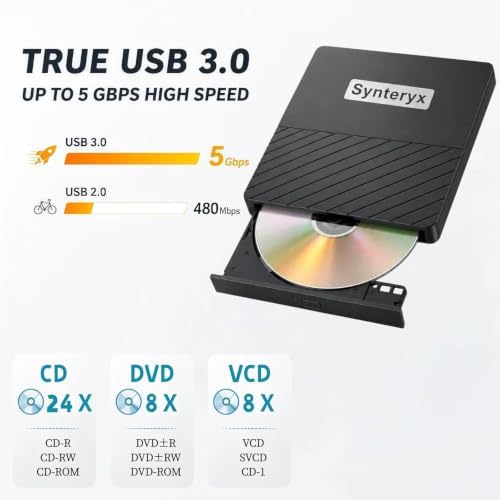 외장 블루레이 드라이브, 노트북용 USB CD/DVD 드라이브, DVD 버너 — 사진 5