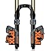Etiquetas Engomadas De La Horquilla De La Bicicleta F-O-X36 AM FORTAL FORTAL ETIQUETA All-Terrain Bike Bike Frontal Fork Sticker F-O-X 36 Bicicleta Color Cambio Pegatina Impermeable ( Color : Orange )