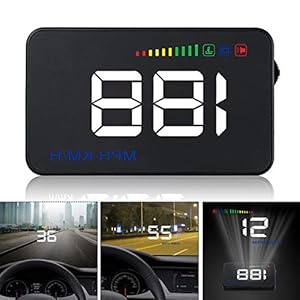 GOFORJUMP A500 Head-Up Display – 3,5 inch Snelheidsprojector voor Auto met OBD2 en GPS
