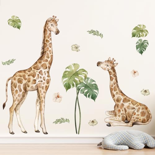 Vinilos decorativos 3D adhesivos removibles de animales de la jungla miniatura 5