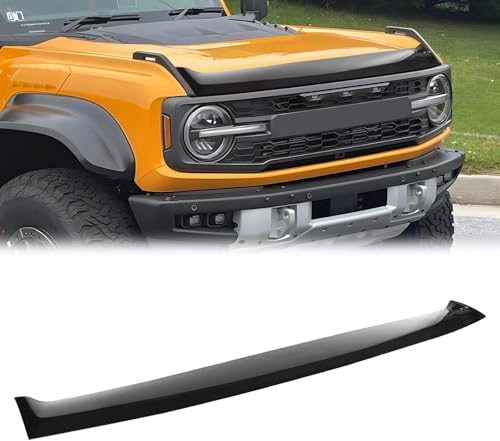 Protector de capó y deflector de insectos para Ford Bronco contra impactos de piedras en carretera