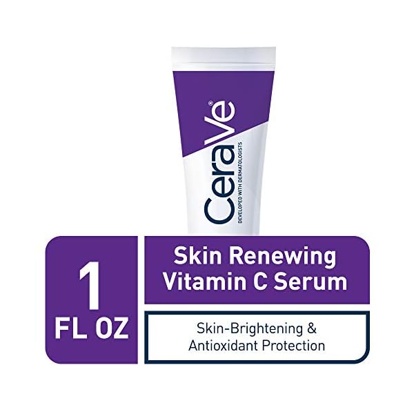 CeraVe-Vitamin-C-Serum-with-Hyaluronic-Acid-Skin-Brightening-Serum-for-Face-with-10-Pure-Vitamin-C-Fragrance-Free-1-Fl-Oz CeraVe Vitamin C Serum with Hyaluronic Acid | Skin Brightening Serum for Face with 10% Pure Vitamin C | Fragrance Free | 1 Fl. Oz