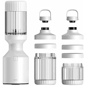 Deluxe BEAST Blender Set – Featuring: Beast Blender, 3 Vessels, 3 Storage Lids, 2 Drinking Lids, 2 Carry Caps
